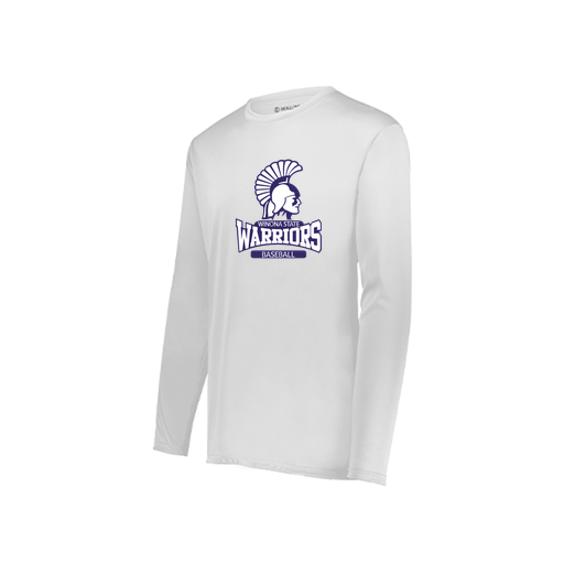 [222822.005.XS-LOGO2] Men's LS Smooth Sport Shirt (Adult XS, White, Logo 2)