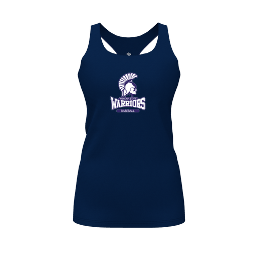 [FT0TRBNV-FYS-LOGO2] Decker Racerback Tank Top (Female Youth S, Navy, Logo 2)