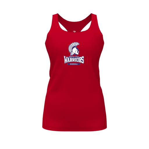 [FT0TRBRD-FYS-LOGO2] Decker Racerback Tank Top (Female Youth S, Red, Logo 2)