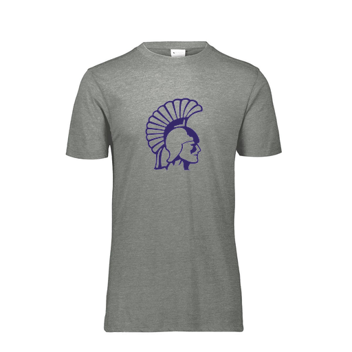 [FTSCUBGY-AS-LOGO1] Decker Men's Tri-Blend T-Shirt - Short Sleeve (Adult S, Gray, Logo 1)