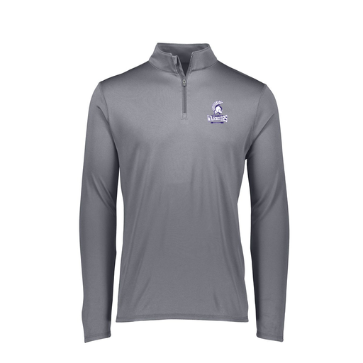 [FTLQFLGY-FAXS-LOGO2] Decker Women's Flex-Lite 1/4 Zip Shirt (Female Adult XS, Gray, Logo 2)
