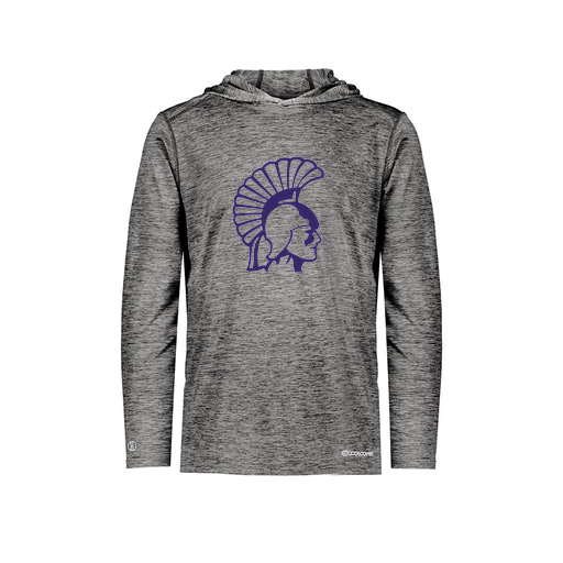 [FOLHCGBK-YS-LOGO1] Decker Youth Charge Hoodie (Youth S, Black, Logo 1)