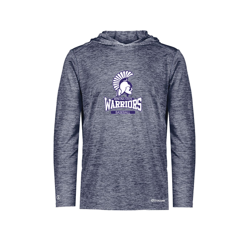 [FOLHCGNV-YS-LOGO2] Decker Youth Charge Hoodie (Youth S, Navy, Logo 2)