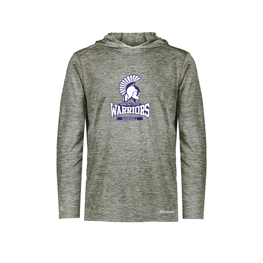 [FOLHCGGY-YS-LOGO2] Decker Youth Charge Hoodie (Youth S, Gray, Logo 2)